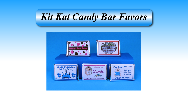 Kit Kat candy bar wrapper favors