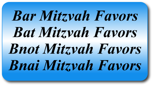 Bar & Bat Mitzvah Party Favors