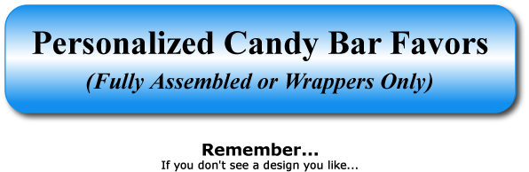 Personalized Candy Bar Favors