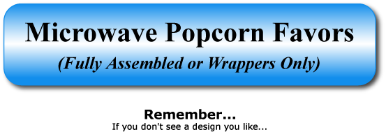 Microwave Popcorn Favors
